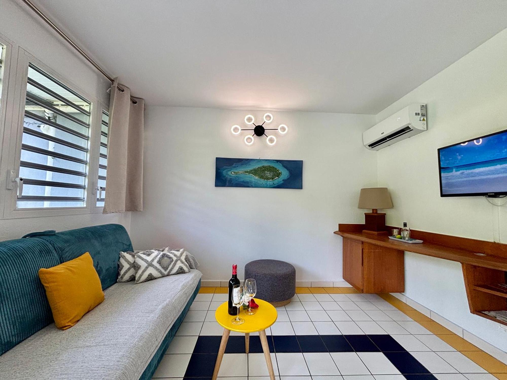 Blue Dream - Le Cocon Miel, Piscine, Restaurant Apartamento Folle Anse Exterior foto